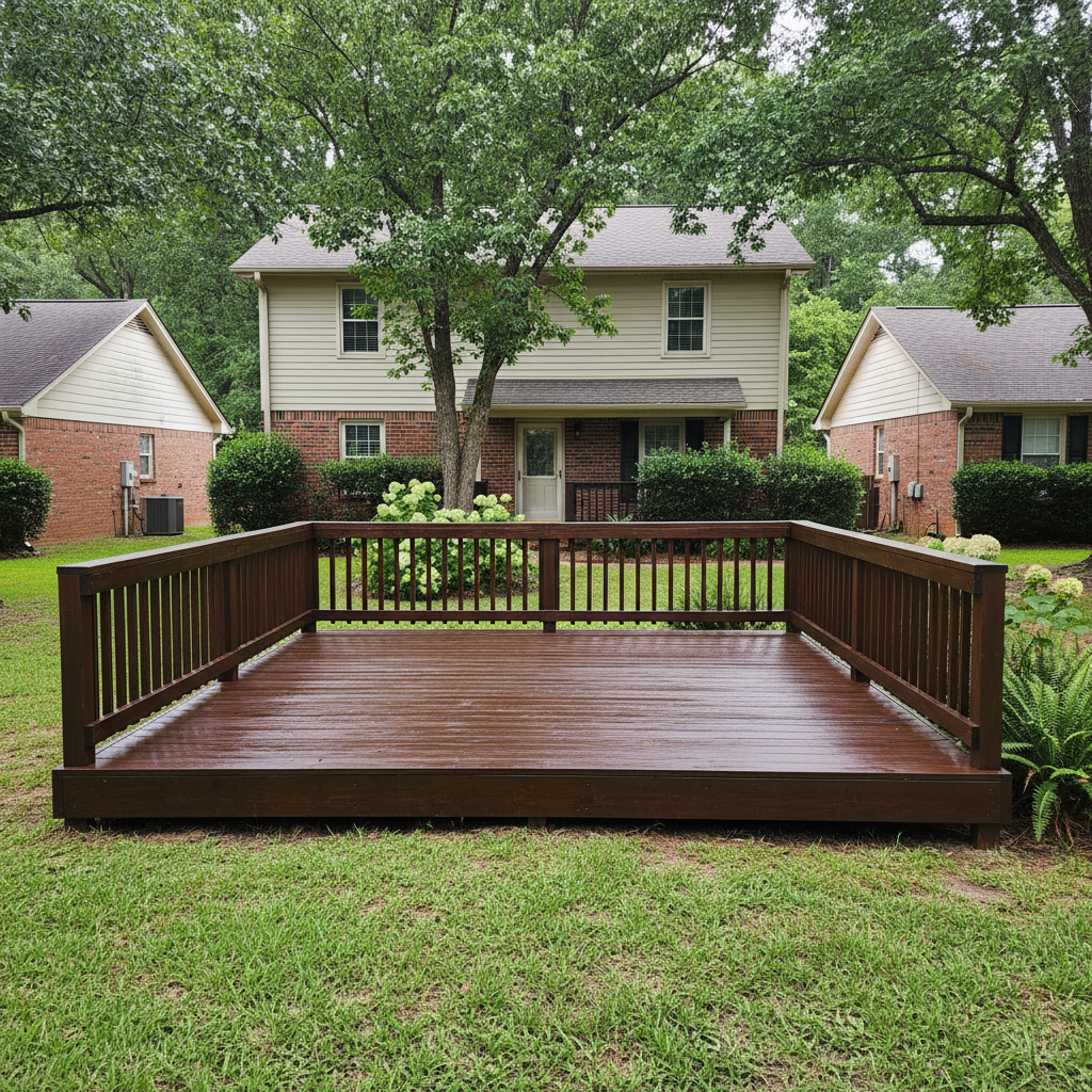 Deck Installation completed by Heritage Deck Solutions in Olive Branch, MS
