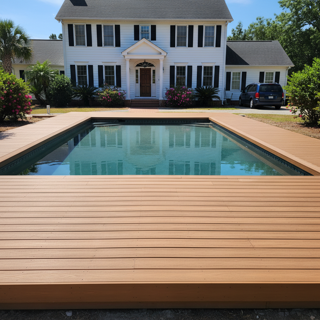 Composite Decking Installation completed by Heritage Deck Solutions in Collierville, MS