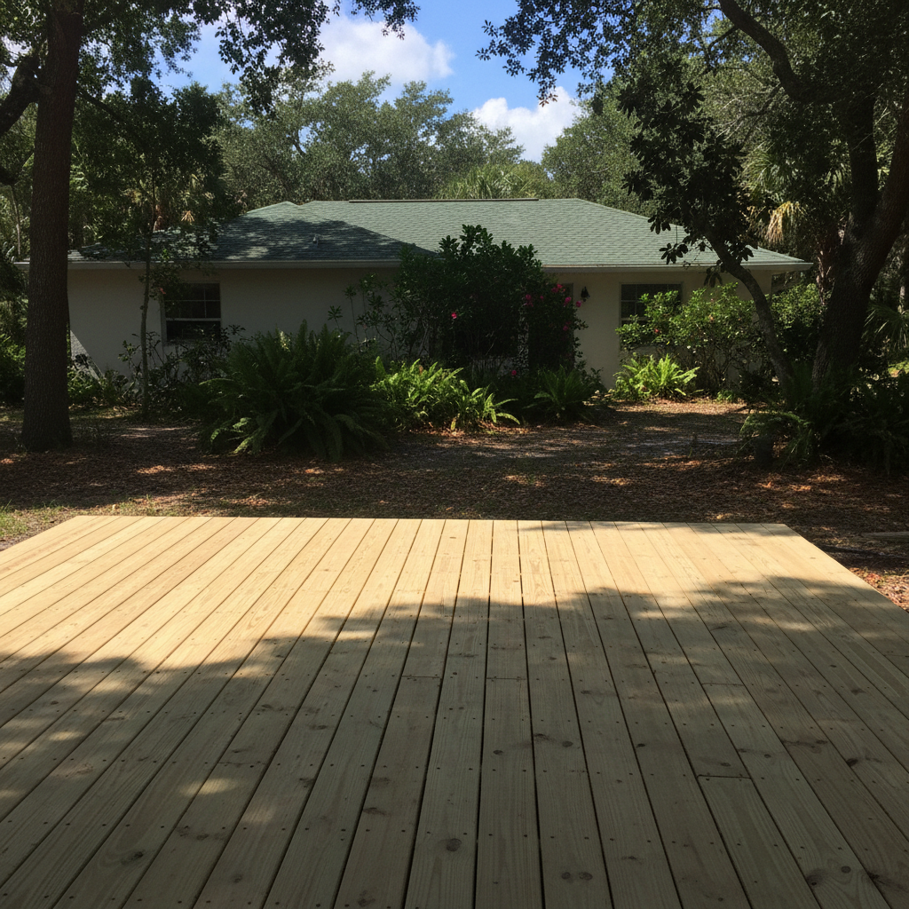 Deck Resurfacing completed by Heritage Deck Solutions in Hernando, MS