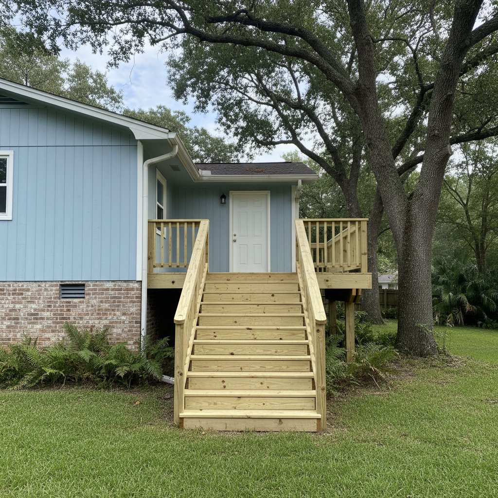 Deck Railing Installation & Repair completed by Heritage Deck Solutions in Germantown, MS