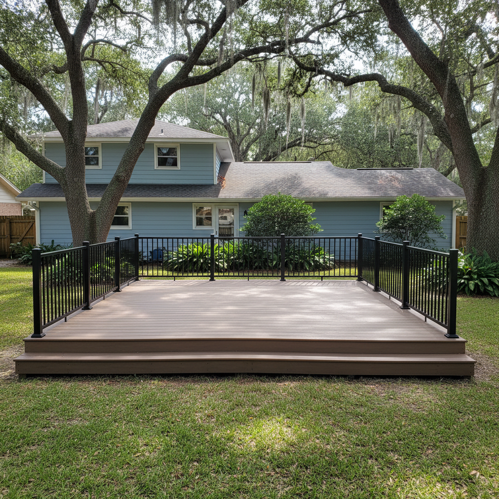 Deck Staining & Sealing completed by Heritage Deck Solutions in Como, MS